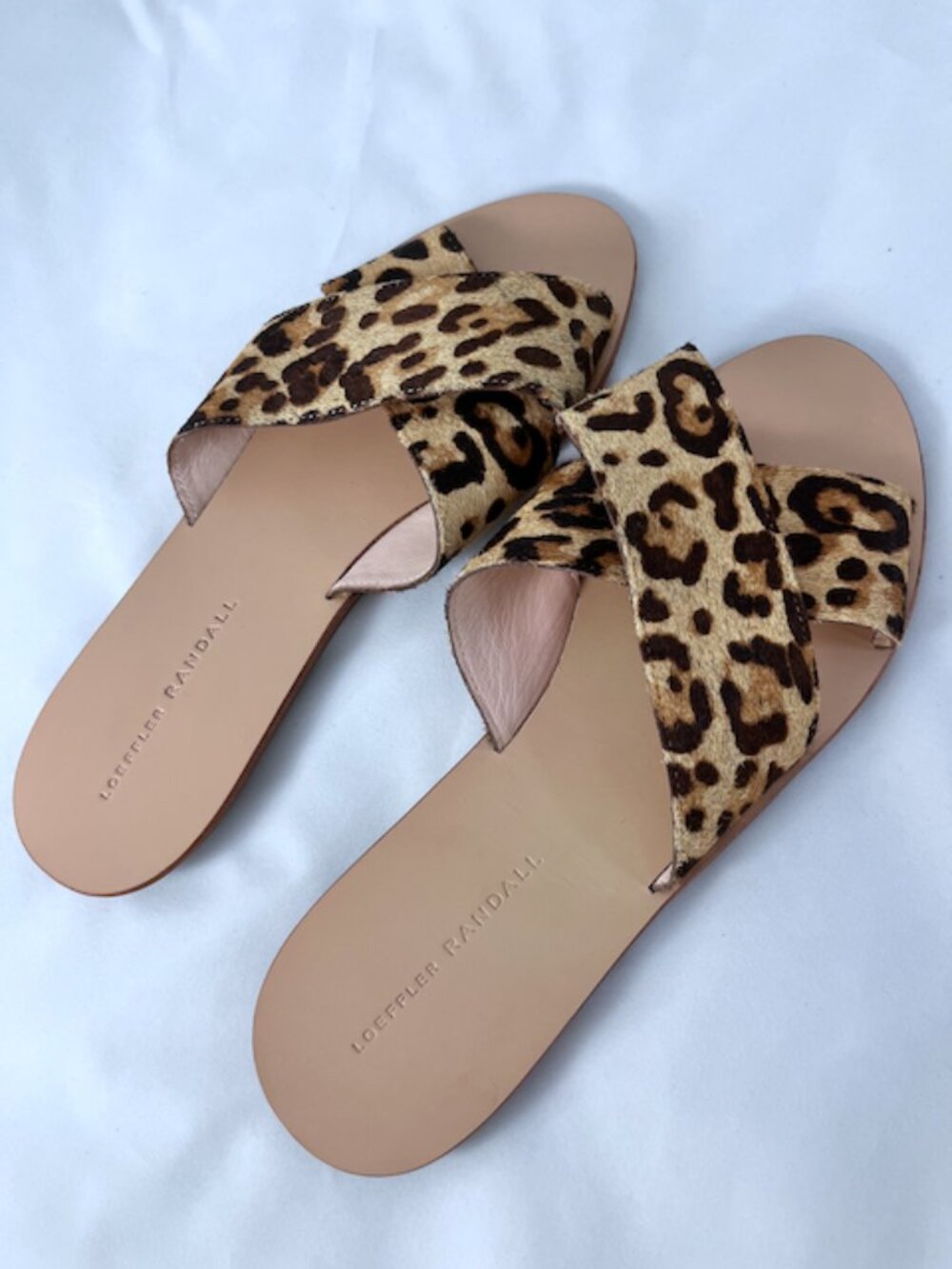 Loeffler Randall Leopard Print Sandals — Size 39 - Picture 3 of 8